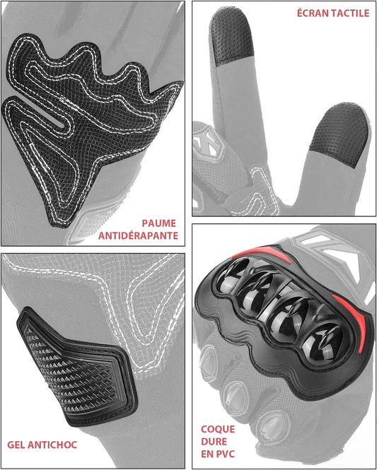 Gants moto été respirants - ProRide