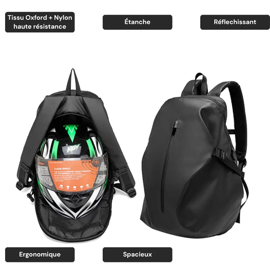 Sac à dos moto étanche 40L - NightRider