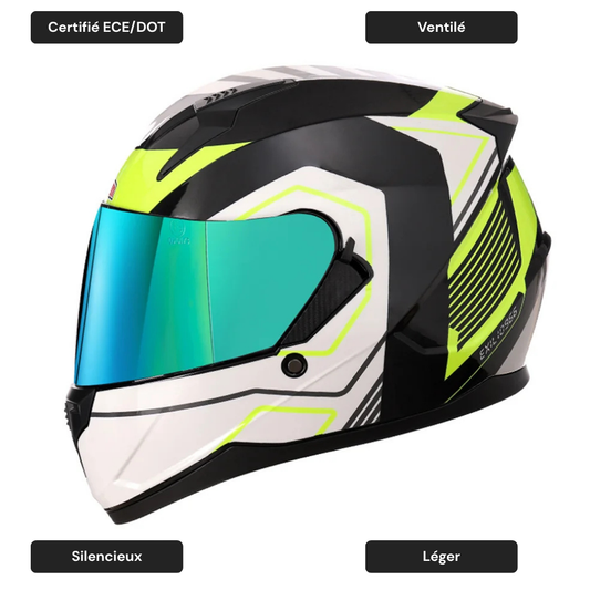 Casque moto intégral performant - Black Lion