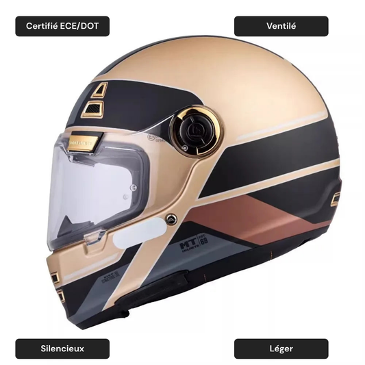 Casque moto intégral vintage - Roadmaster2
