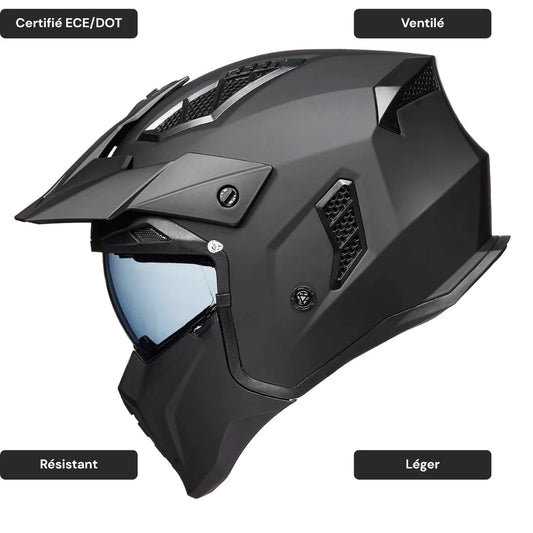 Casque moto cross adventure - RetroRide