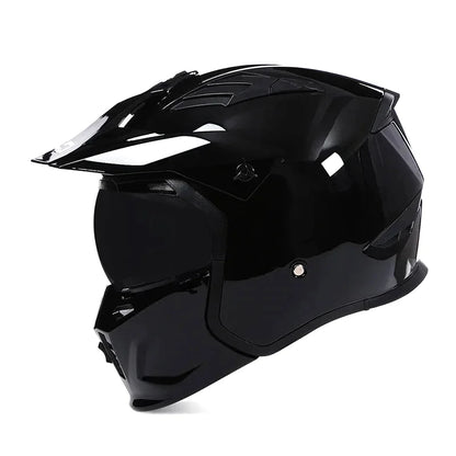 Casque moto cross intégral à mentonnière amovible -  AeroFlex