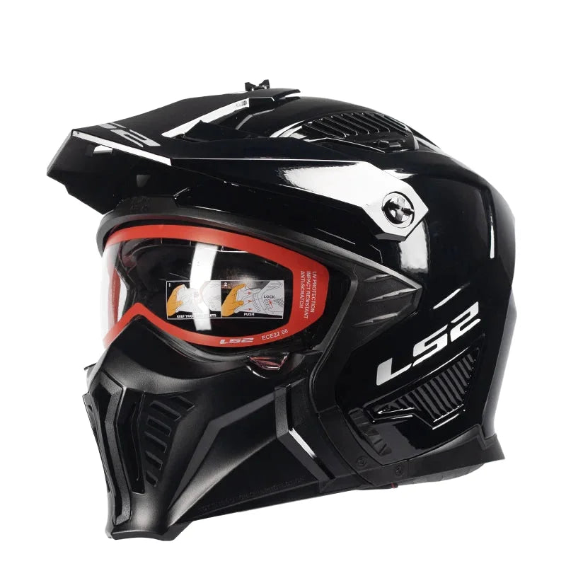 Casque moto cross modulable 3/4 - Drifter