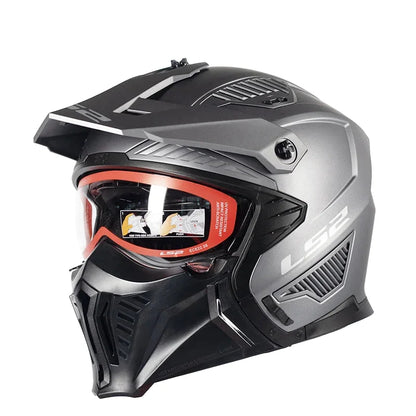 Casque moto cross modulable 3/4 - Drifter