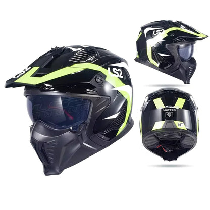 Casque moto cross modulable 3/4 - Drifter