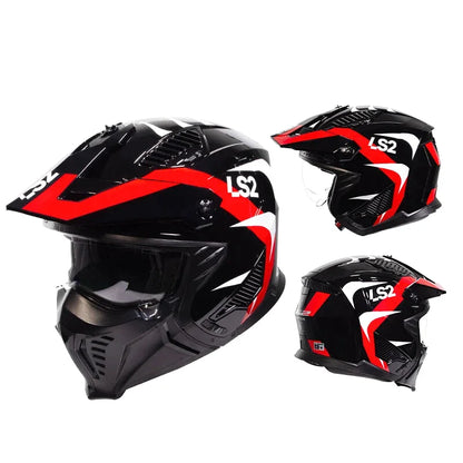 Casque moto cross modulable 3/4 - Drifter