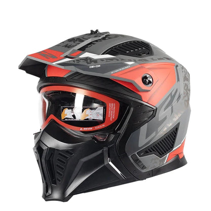 Casque moto cross modulable 3/4 - Drifter