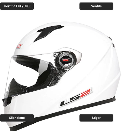 Casque moto intégral protecteur - Stratos