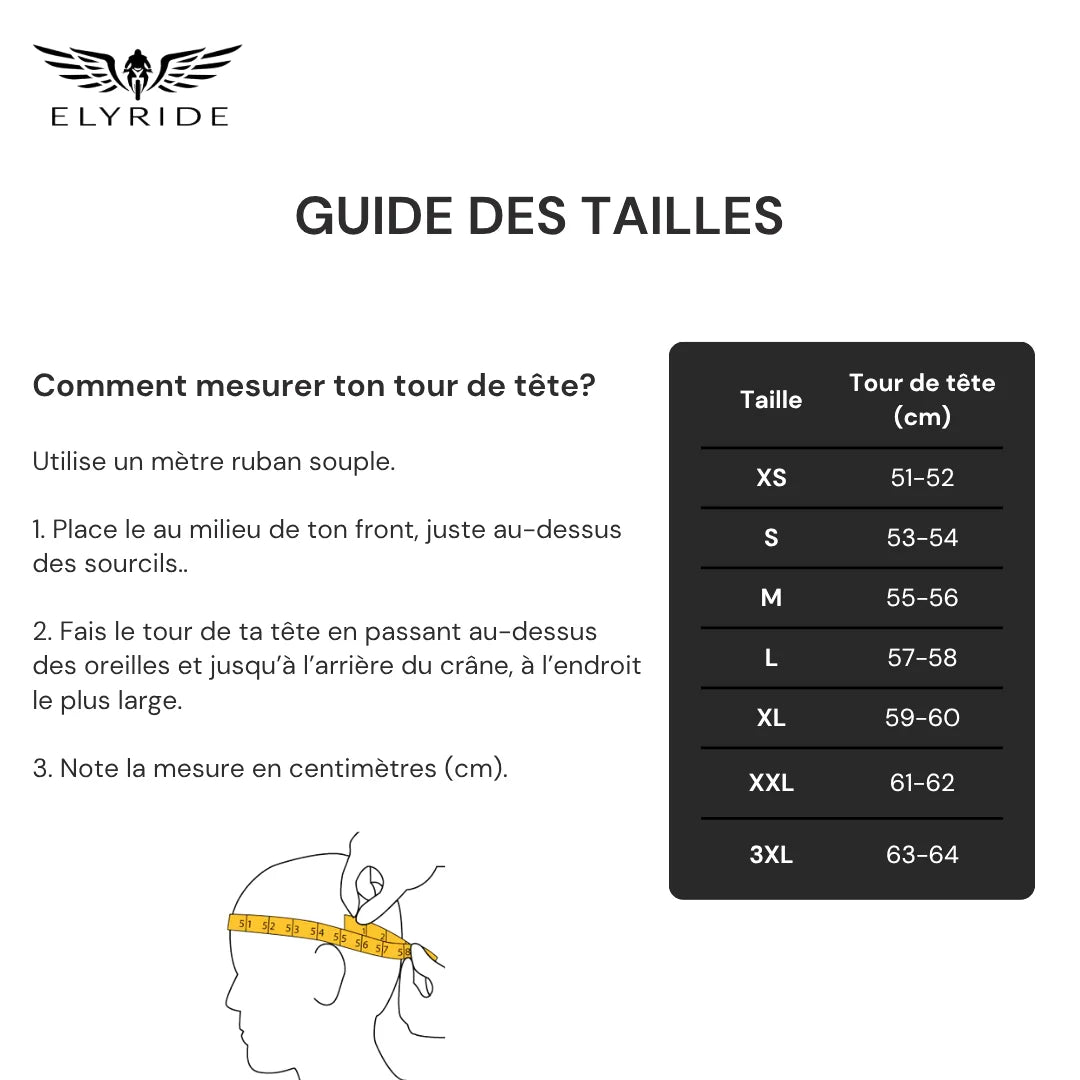 Casque moto intégral résistant - Draze