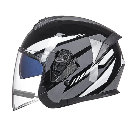 Casque moto jet Bluetooth - Nova