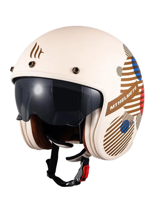 Casque moto jet élégant - Riviera
