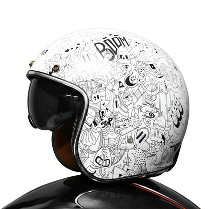 Casque moto jet élégant - Riviera