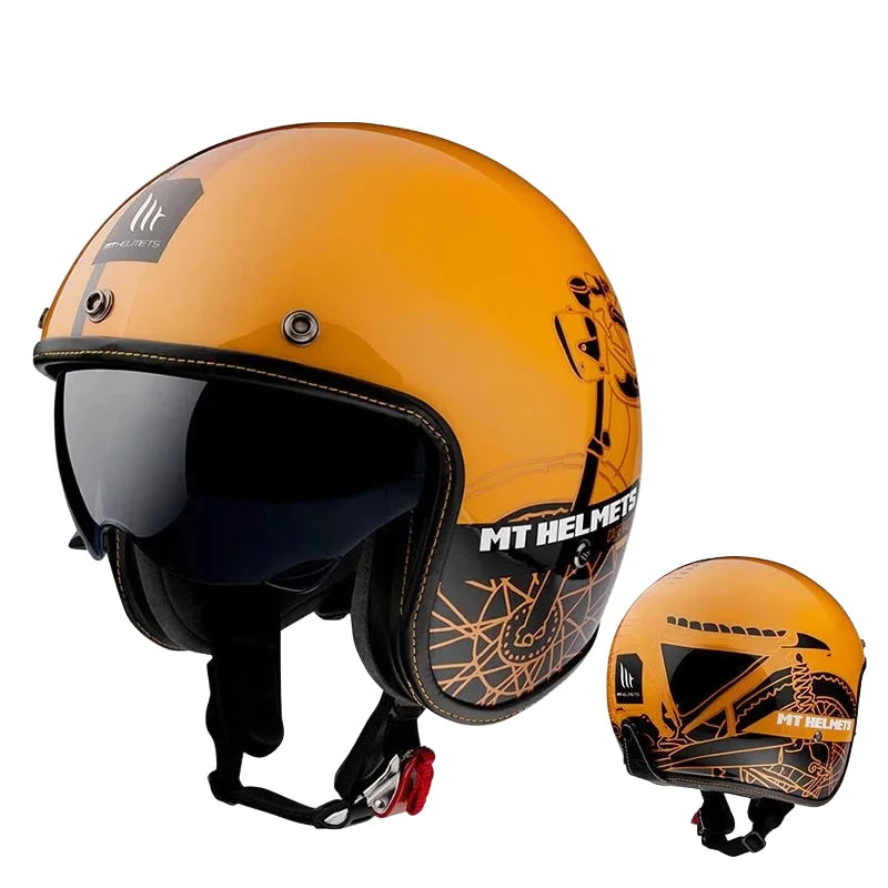 Casque moto jet élégant - Riviera