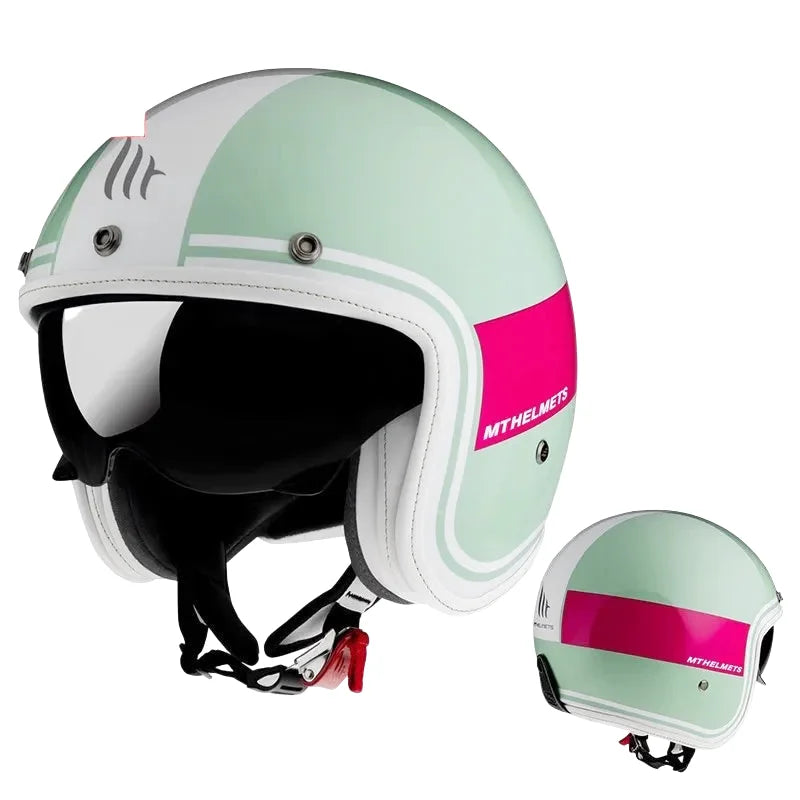 Casque moto jet élégant - Riviera