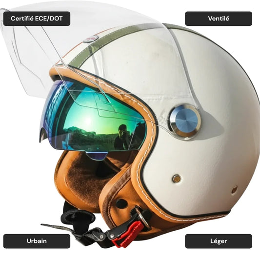Casque moto jet vintage - Cruiser