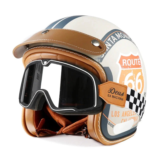 Casque moto jet vintage - CruiserOne