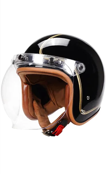 Casque moto jet vintage - Sniper