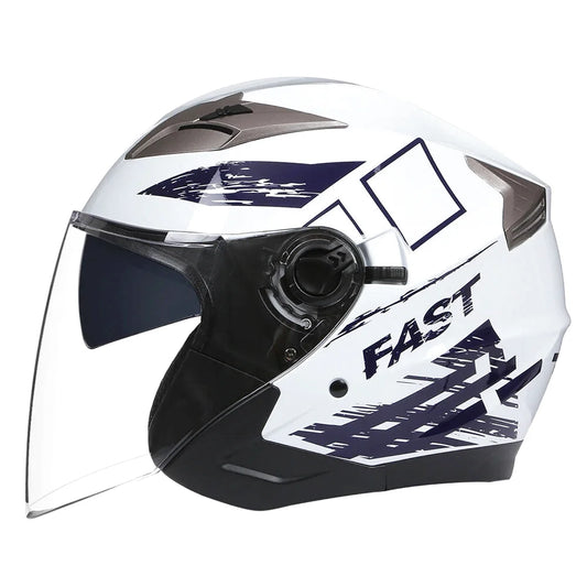Casque moto modulable 3/4 double visière - Horizon