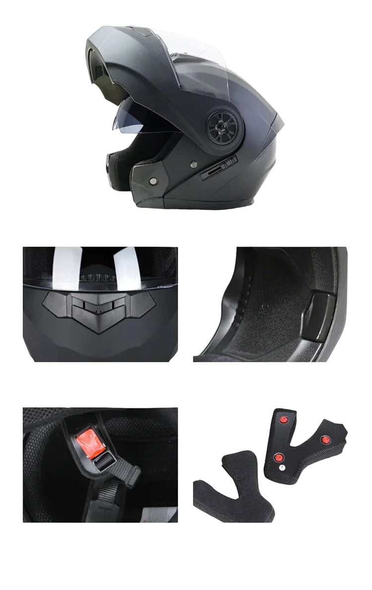 Casque moto modulable rabattable - NeoLink