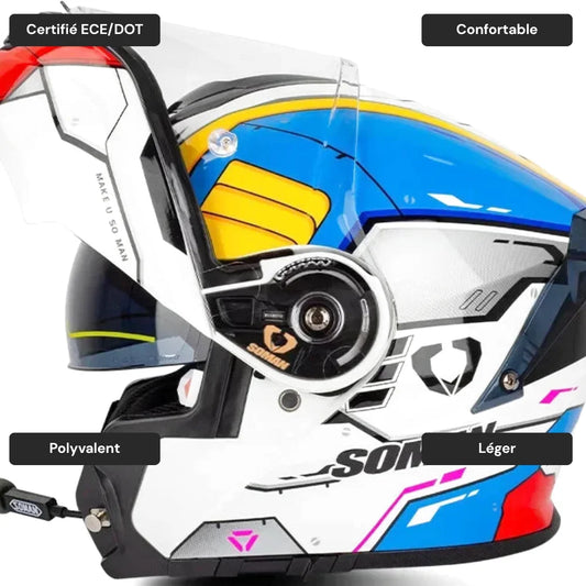 Casque moto modulable vintage - Cruiser Bluetooth