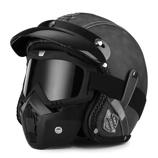 Casque moto vintage 3/4 - Cruiser