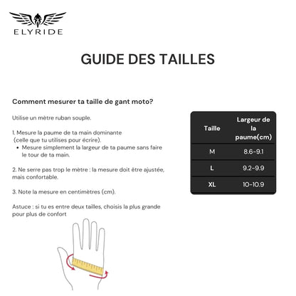 Gants moto cuir racing – Competition