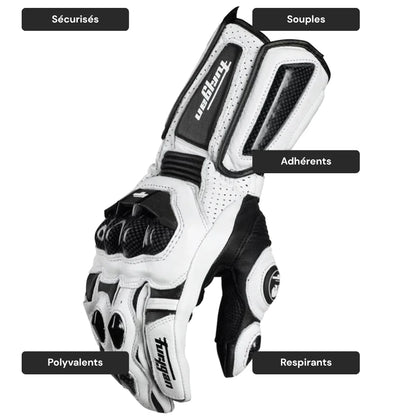 Gants moto cuir racing – Competition