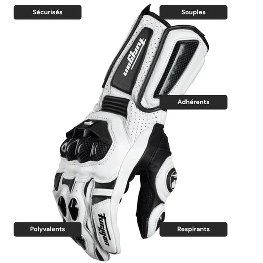 Gants moto cuir racing – Competition