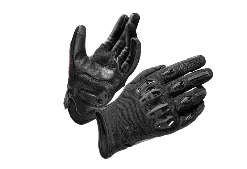 Gants moto cuir respirants - Alien