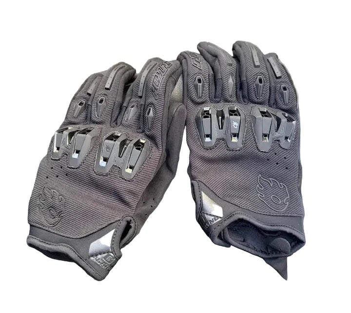 Gants moto cuir respirants - Alien