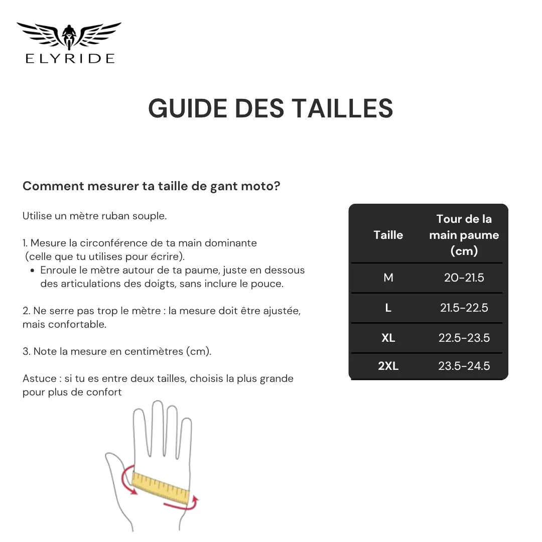 Gants moto été respirants - ProRide