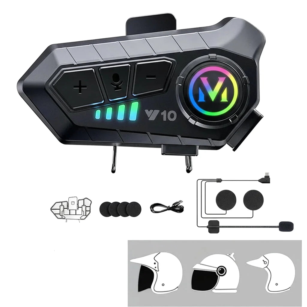 Intercom moto Bluetooth réduction de bruit - Connect